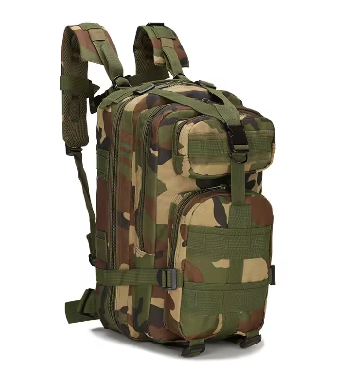 30L Trekking MOLLE Tactical Backpack (Brown)