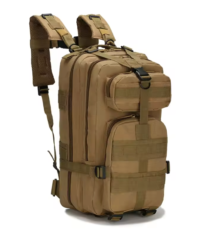 30L Trekking MOLLE Tactical Backpack (Khaki)
