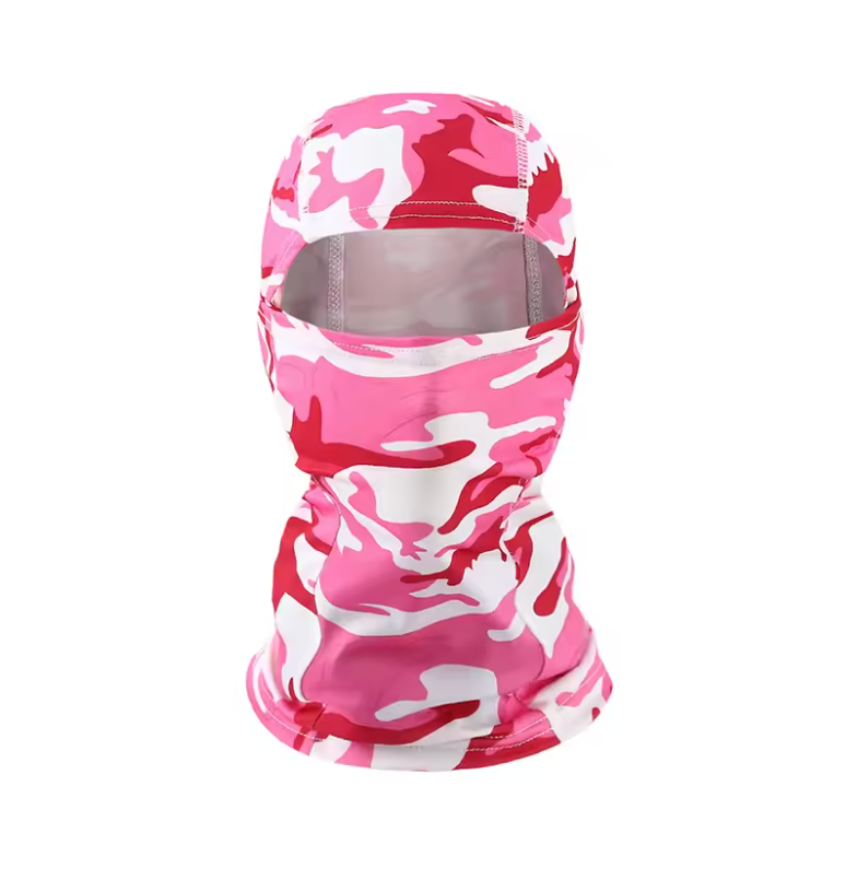 Tactical Balaclava Face Mask (Camouflage Rose Red)